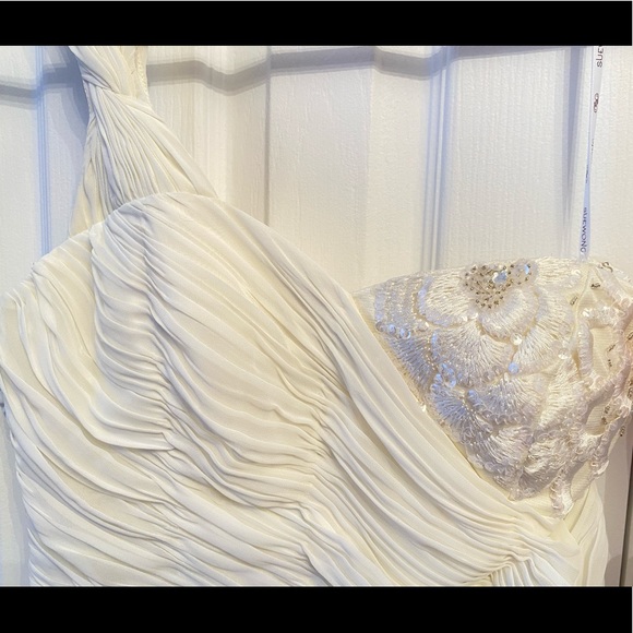 Sue Wong Ivory Cocktail Dress - Picture 13 of 17